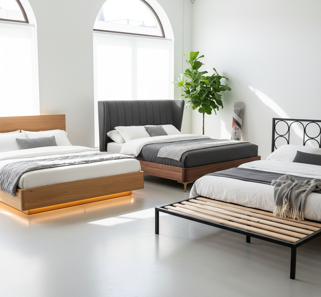 Modern bed frame